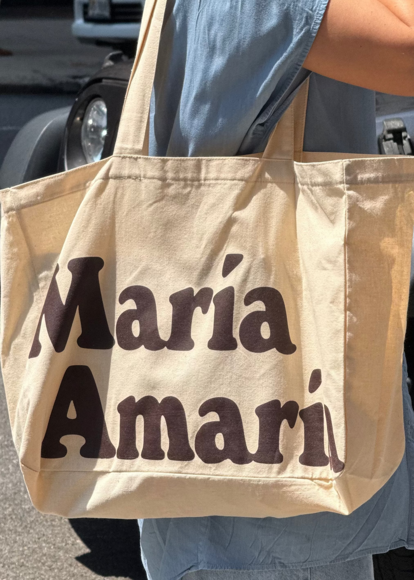 maria amaria Totebag - dark cocoa